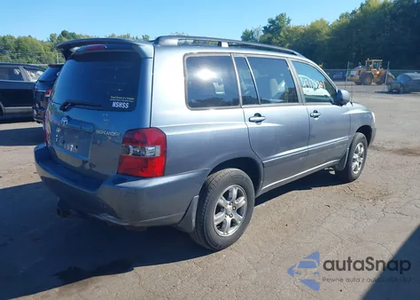 2004 Toyota Highlander V6 from USA, damaged, VIN JTEEP21A240049805